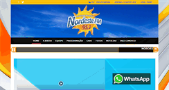 Desktop Screenshot of nordestefm.com.br